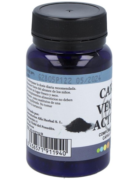 Alfa Herbal Carbon Vegetal Activado 60Caps
