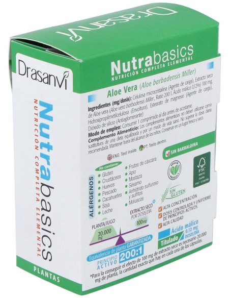Nutrabasics Aloe Vera 60Comp.