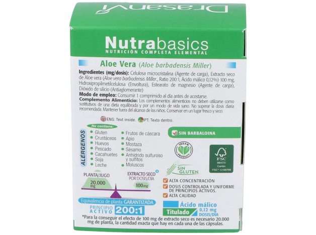 Nutrabasics Aloe Vera 60Comp.