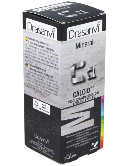 Drasanvi Mineral Calcio Vitamina D3+K2 90Comp