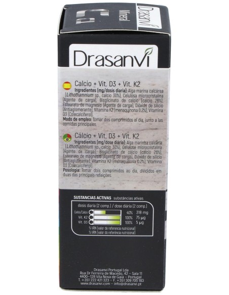 Drasanvi Mineral Calcio Vitamina D3+K2 90Comp