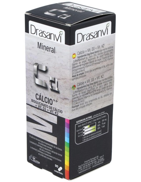 Drasanvi Mineral Calcio Vitamina D3+K2 90Comp