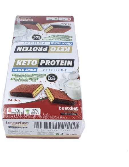 Bestdiet Ketoprotein Barrita Yogurt 24Uds