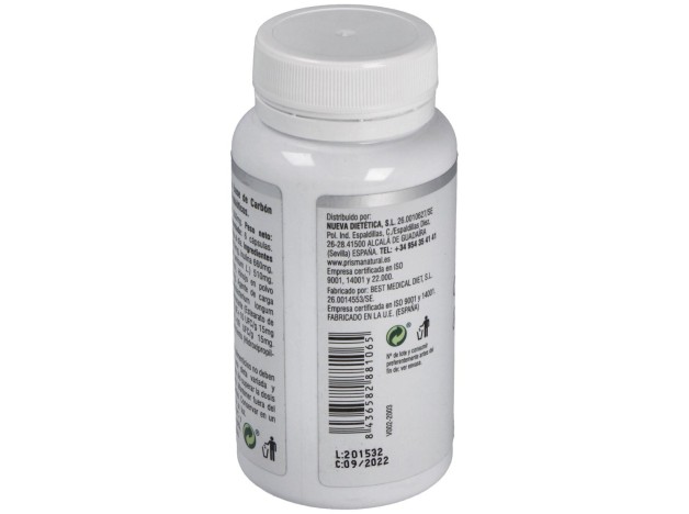 Prisma Natural Carbon Probiotico 550Mg 90Caps