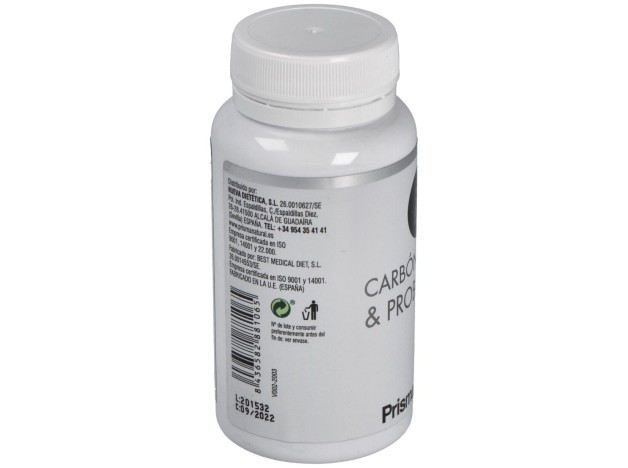 Prisma Natural Carbon Probiotico 550Mg 90Caps