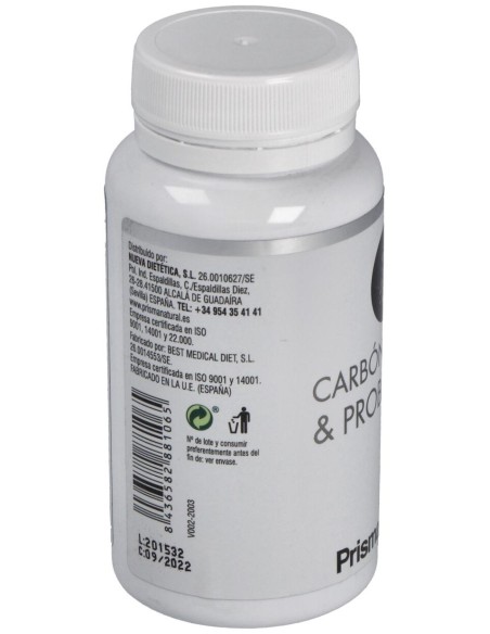 Prisma Natural Carbon Probiotico 550Mg 90Caps