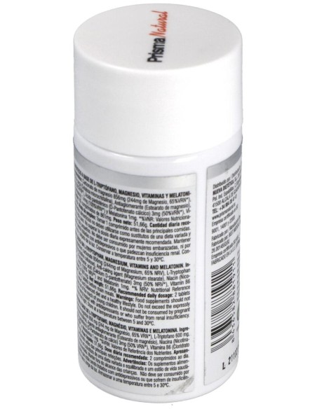 Prismas Natural Triptofano+Mg+Melatonina+Vitaminas 60Comp