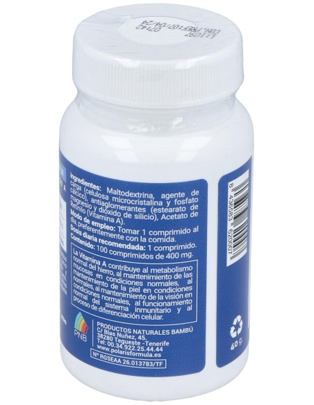 Polaris Vitamina A 10000Ui 100Comp