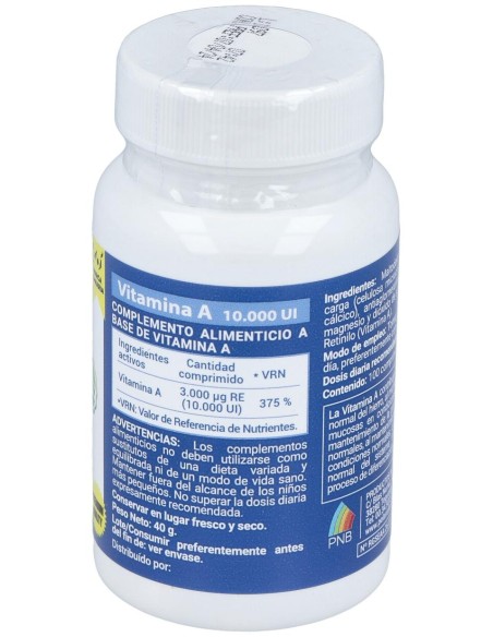 Polaris Vitamina A 10000Ui 100Comp
