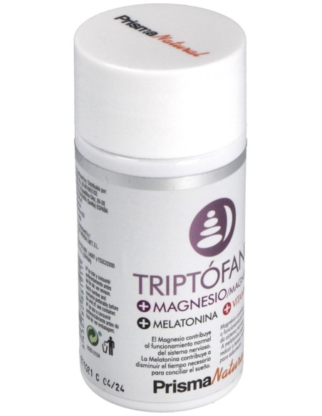 Prismas Natural Triptofano+Mg+Melatonina+Vitaminas 60Comp