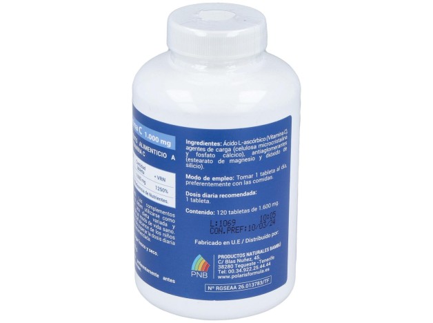 Polaris Vitamina C 1000Mg 120Comp