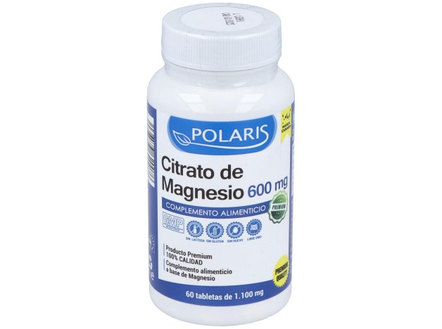 Polaris Citrato Magnesio 600Mg 60Tabs