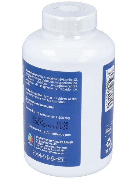 Polaris Vitamina C 1000Mg 120Comp