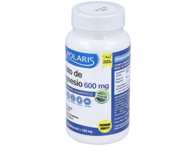 Polaris Citrato Magnesio 600Mg 60Tabs