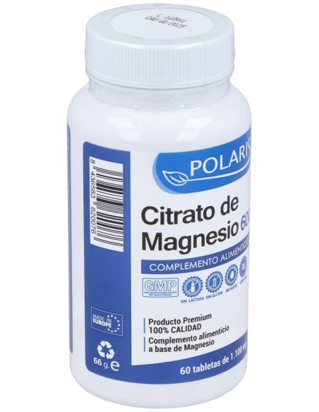 Polaris Citrato Magnesio 600Mg 60Tabs