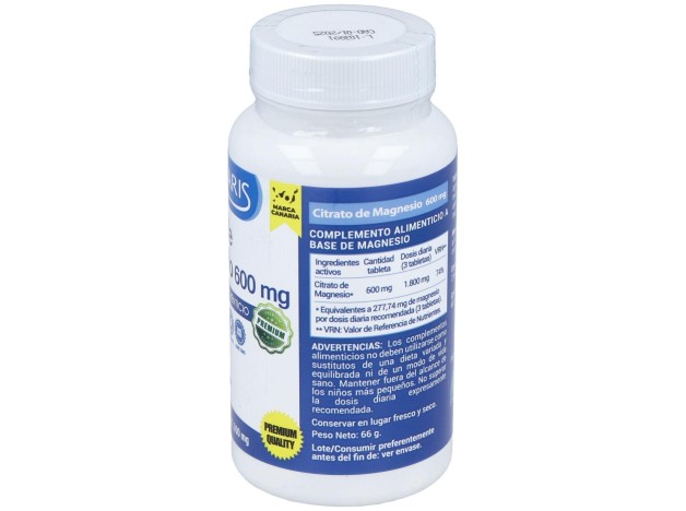 Polaris Citrato Magnesio 600Mg 60Tabs