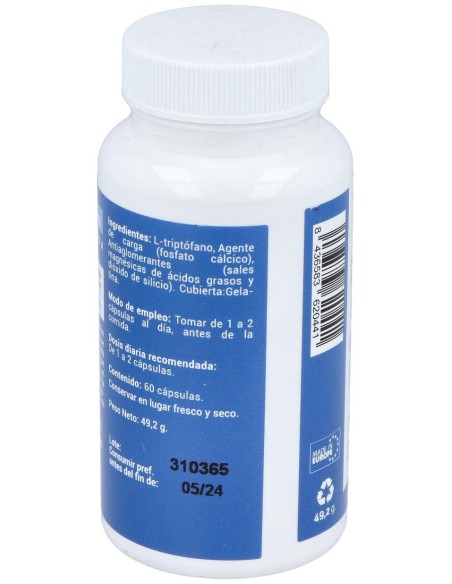 L-Triptofano 500Mg. 60Cap.