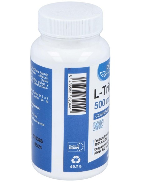 L-Triptofano 500Mg. 60Cap.