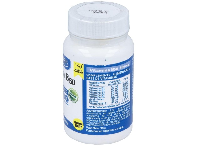 Polaris Vitamina B50 500Mg 60Comp