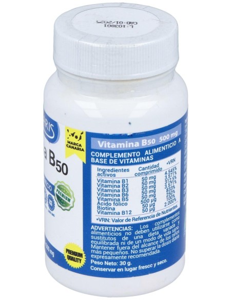 Polaris Vitamina B50 500Mg 60Comp