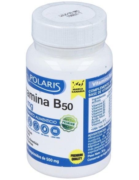 Polaris Vitamina B50 500Mg 60Comp