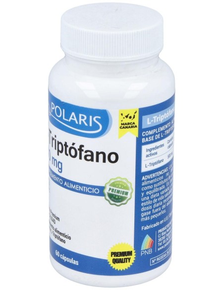 L-Triptofano 500Mg. 60Cap.