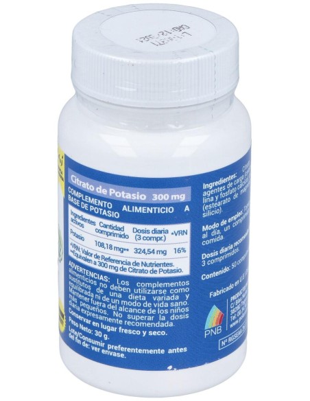 Polaris Citrato Potasio 300Mg 50Comp