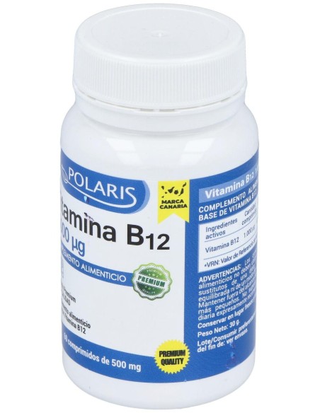 Polaris Vitamina B 12 1000Mg 60Comp