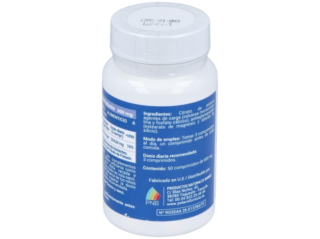 Polaris Citrato Potasio 300Mg 50Comp