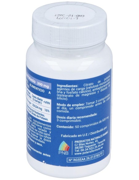 Polaris Citrato Potasio 300Mg 50Comp