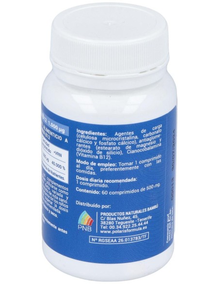 Polaris Vitamina B 12 1000Mg 60Comp