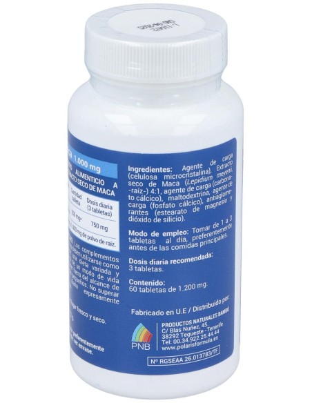 Polaris Maca 1000Mg 60 Tabletas