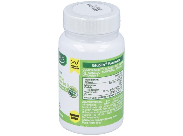 Glusin (Canela + Magnesio) 600Mg. 30Cap.