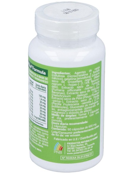 Sinaler Plus 600Mg. 90Cap.