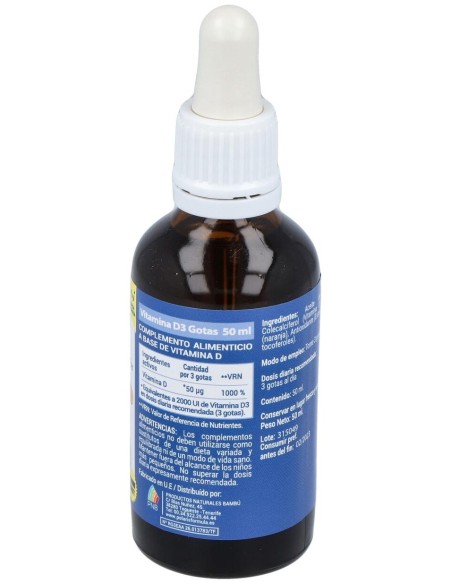 Polaris Vitamina D 3 Gotas 50Ml