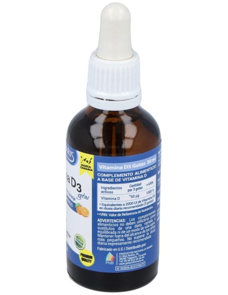 Polaris Vitamina D 3 Gotas 50Ml