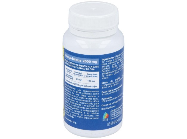 Polaris Ginkgo Biloba 2000Mg 100Comp
