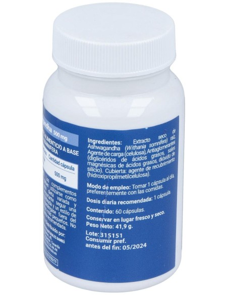 Polaris Ashwagandha 500Mg 60Caps