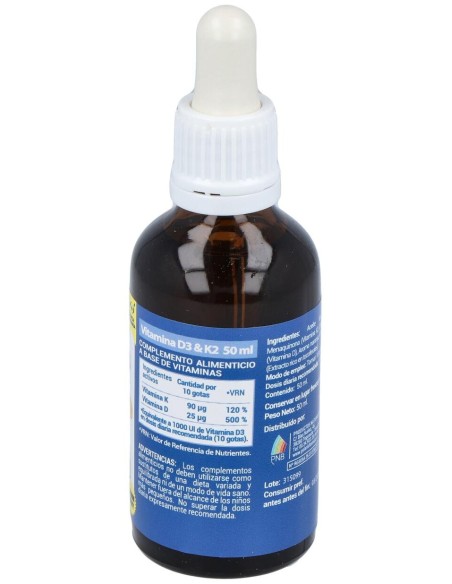 Polaris Vitamina D3-K2 Gotas 50Ml