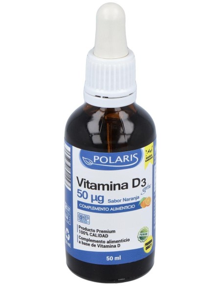 Polaris Vitamina D 3 Gotas 50Ml
