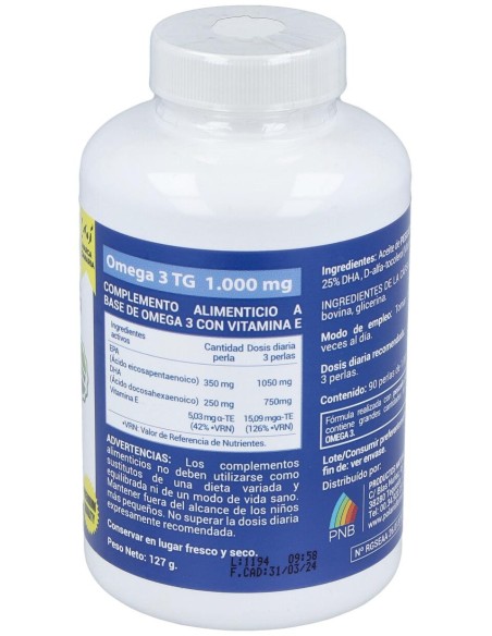 Polaris Omega 3 Tg 1000Mg 90 Perlas