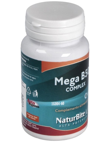 Naturbite Mega B50 Compplex 60Comp