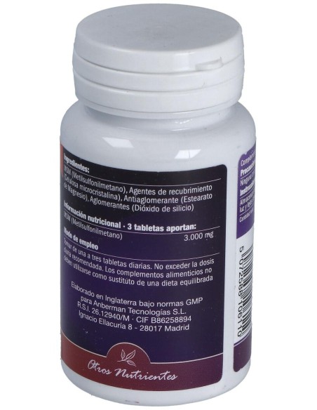 Opt Msm 1000Mg. 60Comp.