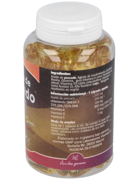 Naturbite Aceite Pescado 1000 Mg 120Caps