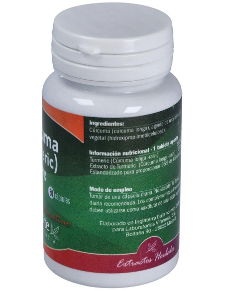 Naturbite Turmeric Curcuma 500Mg 60Caps