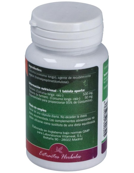 Naturbite Turmeric Curcuma 500Mg 60Caps