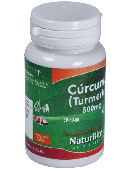 Naturbite Turmeric Curcuma 500Mg 60Caps
