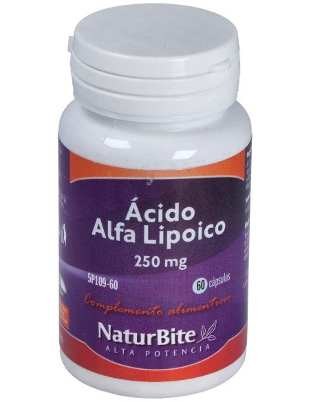 Naturbite Acido Alfa Lipoico 250Mg 60Caps