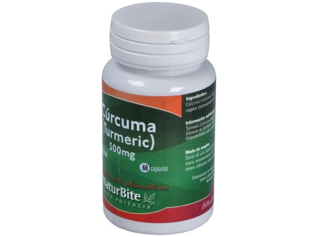 Naturbite Turmeric Curcuma 500Mg 60Caps