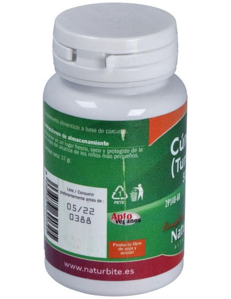 Naturbite Turmeric Curcuma 500Mg 60Caps